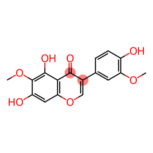 3-[4-Hydroxy-3-methoxyphenyl]-5,7-dihydroxy-6-methoxy-4H-1-benzopyran-4-one