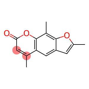 2,5,9-Trimethyl-7H-furo(3,2-g)(1)benzopyran-7-one