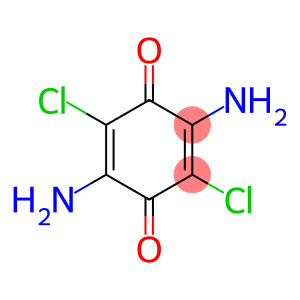 2,5-diamino-3,6-dichloro-p-benzoquinone