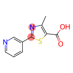 4-甲基-2-(3-吡啶基)-1,3-噻唑-5-甲酸