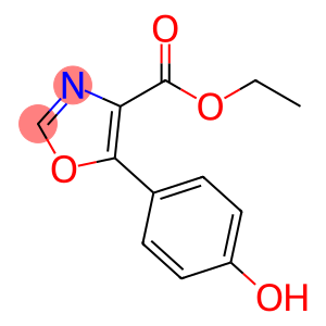 4-Oxazolecarboxylic acid, 5-(4-hydroxyphenyl)-, ethyl ester