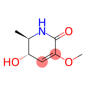 2(1H)-Pyridinone, 5,6-dihydro-5-hydroxy-3-methoxy-6-methyl-, (5S,6R)- (9CI)
