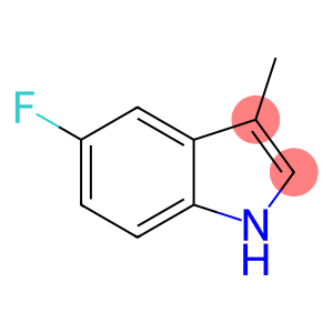1H-Indole, 5-fluoro-3-methyl-