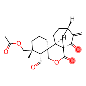 (1R,2R,3R,4'aα,7'β,9'aβ)-3-Acetoxymethylhexahydro-3-methyl-8'-methylene-1',9'-dioxospiro[cyclohexane-1,4'(3'H)-[1H-7,9a]methanocyclohepta[c]pyran]-2-carbaldehyde
