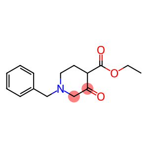 4-piperidinecarboxylic acid, 3-oxo-1-(phenylmethyl)-, ethyl ester