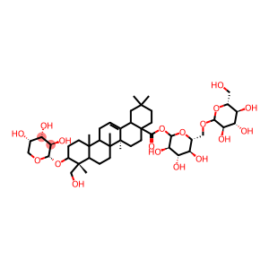 Hederagenin 3-O-alpha-L-arabinopyranosyl-28-beta-D-glucopyranosyl(1→6)-beta-D-glucopyranoside