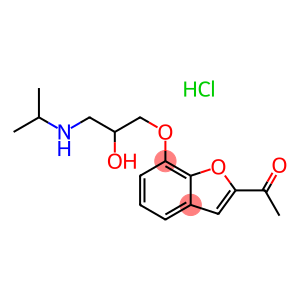 2-Acetyl-7-[2-hydroxy-3-(isopropylamino)propoxy]benzofuran hydrochloride