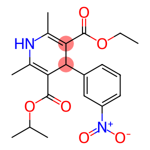 3,5-Pyridinedicarboxylic acid, 1,4-dihydro-2,6-dimethyl-4-(3-nitrophenyl)-, 3-ethyl 5-(1-methylethyl) ester