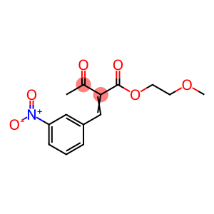 2-[(3-Nitrophenyl)methylene]-3-oxobutanoic acid 2-methoxyethyl ester