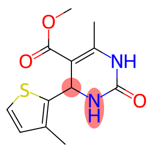 5-Pyrimidinecarboxylicacid,1,2,3,4-tetrahydro-6-methyl-4-(3-methyl-2-thienyl)-2-oxo-,methylester(9CI)