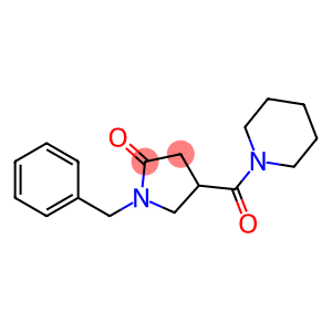 1-Benzyl-4-(piperidinocarbonyl)pyrrolidin-2-one