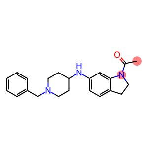 1-{6-[(1-Benzylpiperidin-4-yl)amino]-2,3-dihydro-1H-indol-1-yl}ethan-1-one, 1-Acetyl-6-[(1-benzylpiperidin-4-yl)amino]indoline