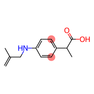 2-(4-((2-甲基丙烯基)氨基)苯基)丙酸