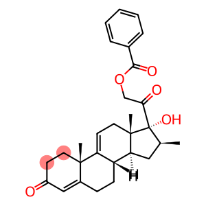 17,21-dihydroxy-16beta-methylpregna-4,9(11)-diene-3,20-dione 21-benzoate