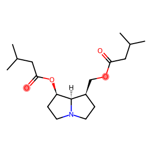 Butanoic acid, 3-methyl-, hexahydro-7-((3-methyl-1-oxobutoxy)methyl)-1 H-pyrrolizin-1-yl ester, (1R-(1alpha,7alpha,7abeta))-