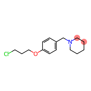 1-{[4-(3-chloropropoxy)phenyl]methyl}piperidine