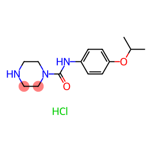 1-Piperazinecarboxamide, N-[4-(1-methylethoxy)phenyl]-, hydrochloride