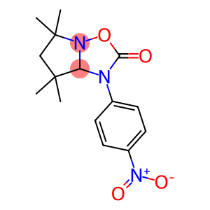 5,6,7,7a-Tetrahydro-5,5,7,7-tetramethyl-1-(4-nitrophenyl)pyrrolo[1,2-b][1,2,4]oxadiazol-2(1H)-one