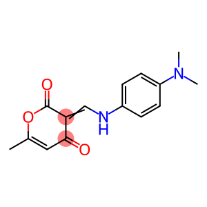(3Z)-3-({[4-(dimethylamino)phenyl]amino}methylidene)-6-methyl-3,4-dihydro-2H-pyran-2,4-dione