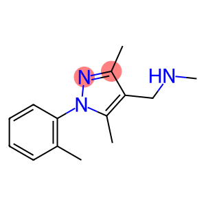 {[3,5-Dimethyl-1-(2-methylphenyl)-1H-pyrazol-4-yl]methyl}(methyl)amine