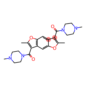 1-({2,6-dimethyl-7-[(4-methylpiperazin-1-yl)carbonyl]furo[2,3-f][1]benzofuran-3-yl}carbonyl)-4-methylpiperazine