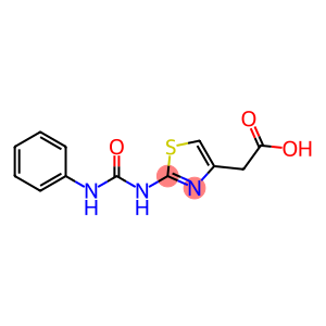 {2-[(anilinocarbonyl)amino]-1,3-thiazol-4-yl}acetic acid