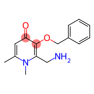 4(1H)-Pyridinone, 2-(aminomethyl)-1,6-dimethyl-3-(phenylmethoxy)-