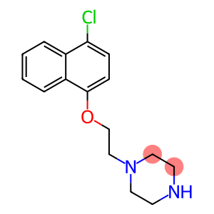 Piperazine, 1-[2-[(4-chloro-1-naphthalenyl)oxy]ethyl]-