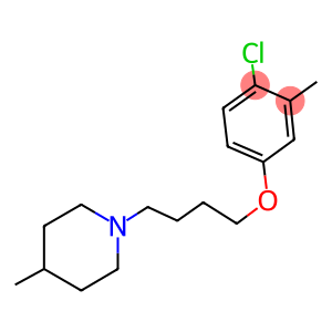 4-chloro-3-methylphenyl 4-(4-methyl-1-piperidinyl)butyl ether