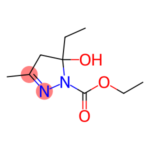 1H-Pyrazole-1-carboxylicacid,5-ethyl-4,5-dihydro-5-hydroxy-3-methyl-,ethylester(9CI)