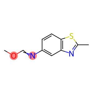 Methanimidic acid, N-(2-methyl-5-benzothiazolyl)-, methyl ester (9CI)