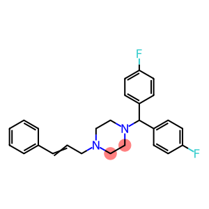 1-[bis(4-fluorophenyl)methyl]-4-cinnamylpiperazine