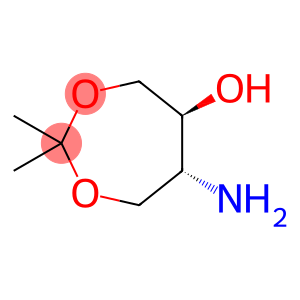 (5S,6R)-6-胺-2,2-二甲基-1,3-二氧杂环庚烷-5-醇
