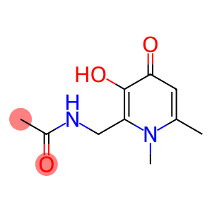 Acetamide, N-[(1,4-dihydro-3-hydroxy-1,6-dimethyl-4-oxo-2-pyridinyl)methyl]- (9CI)