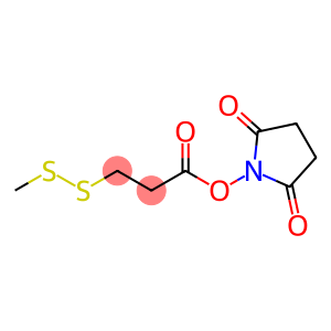 Propanoic acid, 3-(methyldithio)-, 2,5-dioxo-1-pyrrolidinyl ester