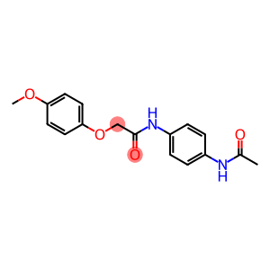 N-[4-(acetylamino)phenyl]-2-(4-methoxyphenoxy)acetamide