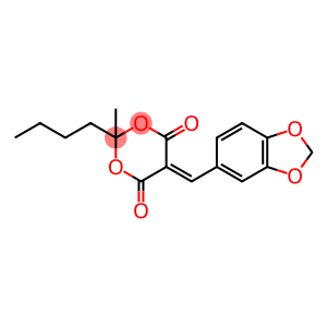 5-(1,3-benzodioxol-5-ylmethylene)-2-butyl-2-methyl-1,3-dioxane-4,6-dione