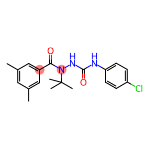 2-tert-butyl-N-(4-chlorophenyl)-2-(3,5-dimethylbenzoyl)hydrazinecarboxamide
