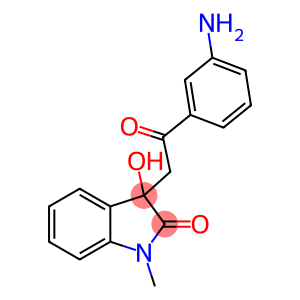 3-[2-(3-aminophenyl)-2-oxoethyl]-3-hydroxy-1-methyl-1,3-dihydro-2H-indol-2-one