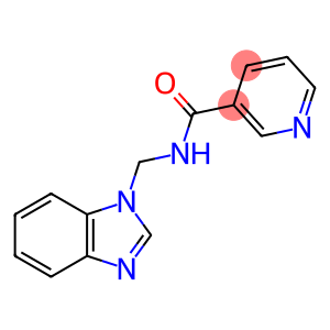 3-Pyridinecarboxamide, N-(1H-benzimidazol-1-ylmethyl)-