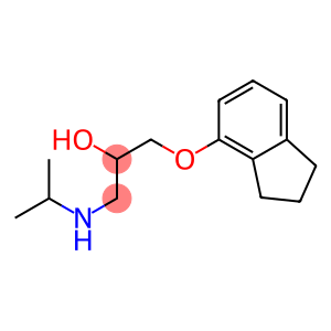 2-Propanol, 1-((2,3-dihydro-1H-inden-4-yl)oxy)-3-((1-methylethyl)amino)-, hydrochloride