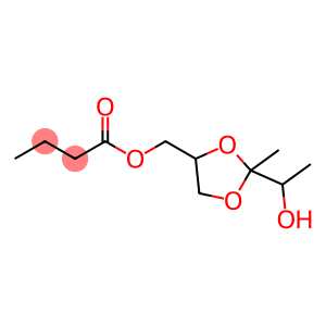 [2-(1-hydroxyethyl)-2-methyl-1,3-dioxolan-4-yl]methyl butyrate