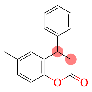 2H-1-Benzopyran-2-one, 3,4-dihydro-6-Methyl-4-phenyl-
