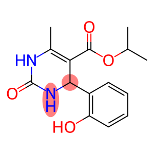 5-Pyrimidinecarboxylicacid,1,2,3,4-tetrahydro-4-(2-hydroxyphenyl)-6-methyl-2-oxo-,1-methylethylester(9CI)