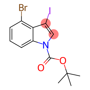 1H-Indole-1-carboxylic acid, 4-broMo-3-iodo-, 1,1-diMethylethyl ester