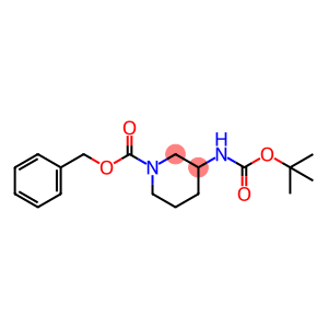 3-(叔丁氧基羰基氨基)哌啶-1-羧酸苄酯