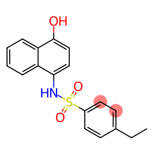 4-ethyl-N-(4-hydroxy-1-naphthyl)benzenesulfonamide