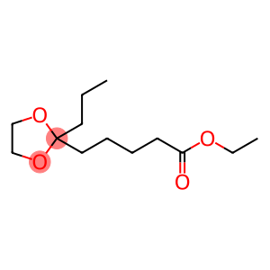 2-Propyl-1,3-dioxolane-2-pentanoic acid ethyl ester
