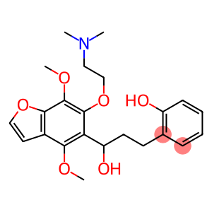 4,7-Dimethoxy-6-[2-(dimethylamino)ethoxy]-α-[2-(2-hydroxyphenyl)ethyl]-5-benzofuranmethanol