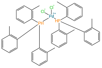 palladium(2+) dichloride-tris(2-methylphenyl)phosphane (1:2)